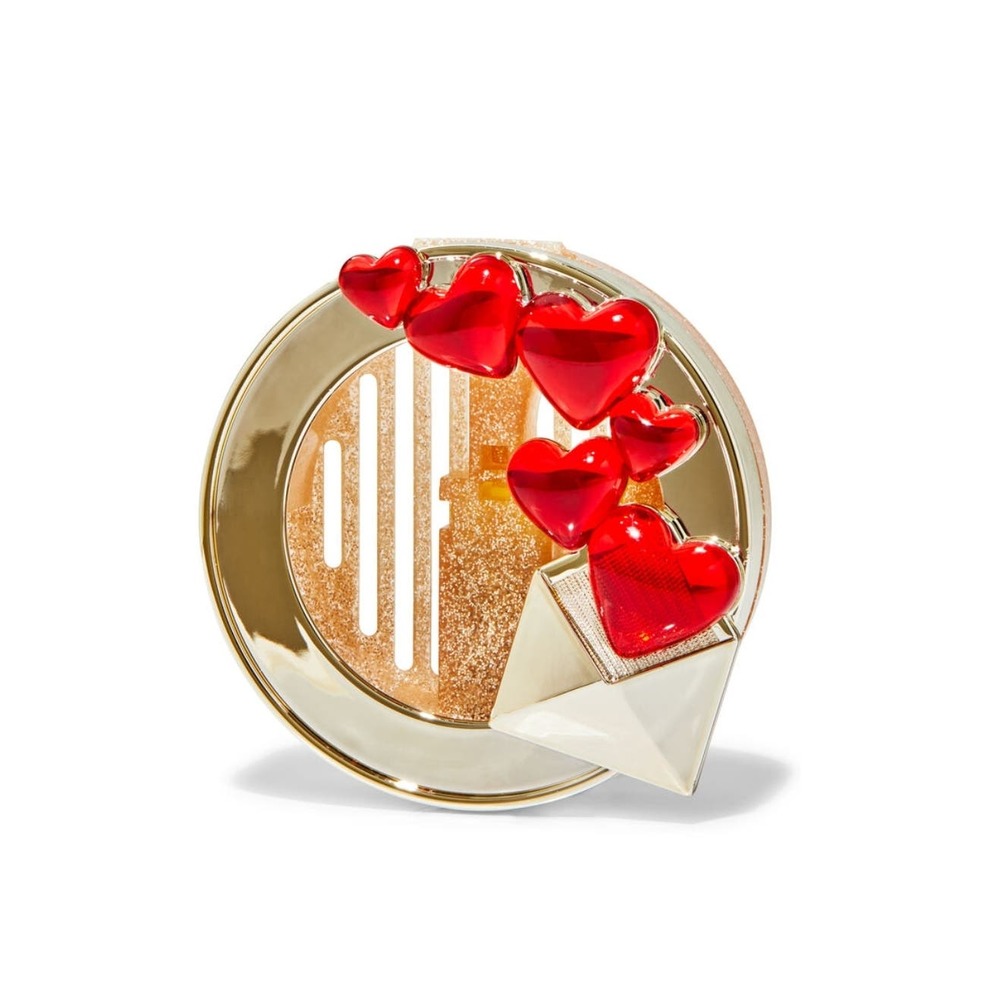 LOVE LETTERHEARTS CAR FRAGRANCE HOLDER BY BATH AND BODY WORKS